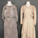 TWO SILK DRESSES, 1918 &amp; 1924