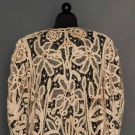 BATTENBURG CREAM LACE COAT, c. 1905