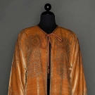 FORTUNY STENCILED VELVET COAT, c. 1930