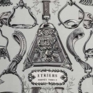 HERMES "ETRIERS" SILK SCARF &amp; BOX, c. 1980