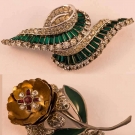 ONE BOUCHER &amp; ONE TREMBLANT BROOCH, 1945-1960