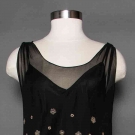 SILVER EMBROIDERED EVENING DRESS, 1920s