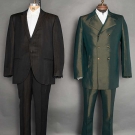 TWO MEN'S SPRING SUITS, MID 20TH C