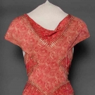 POPPY PRINT EVENING DRESS, 1930s