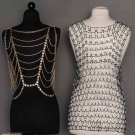 TWO LADIES' METAL VESTS, LATE 20TH C