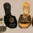 FOUR PAIR EVENING SHOES, 1950s