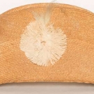 LITTLE BOY'S NAUTICAL STRAW HAT, 1870-1890