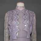 ZANDRA RHODES BEADED &amp; PAINTED DRESS, 1970s