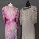 TWO ZANDRA RHODES AFTERNOON GOWNS, 1970-1980