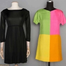 TWO DESIGNER MINI DRESSES, LATE 1960s