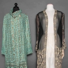 TWO LADIES' EVENING COATS, 1920s