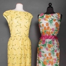 TWO SEQUIN COCKTAIL DRESSES, c. 1960