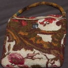 PRINTED CARPET BAG, 1855-1875