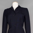 ADRIAN NAVY SKIRT SUIT, 1940s