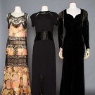THREE EVENING GOWNS, 1930s