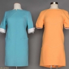 TWO COURREGES DAY DRESSES
