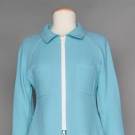 TWO COURREGES BLUE SKIRT SUITS