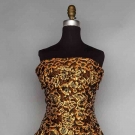 FRANK USHER LAME BALLGOWN, c. 1960