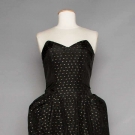 CEIL CHAPMAN BROCADE EVENING GOWN, 1945-1948