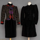 TWO YVES SAINT LAURENT SKIRT SUITS, 1980s