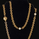CHANEL GOLD &amp; PEARL NECKLACE, 1984