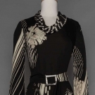 LEONARD PRINTED &amp; PLEATED MAXI DRESS, 1975
