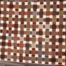 STARS &amp; BLOCKS PIECED QUILT, 1880-1900
