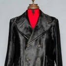 DIOR MAN'S BLACK PONY FUR COAT, 1970s