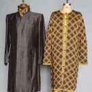 TWO MEN'S YVES SAINT LAURENT COATS, 1980-1990s