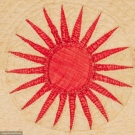 TURKEY RED &amp; WHITE PIECED QUILT, MID 19TH C