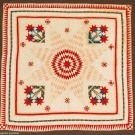 STAR OF BETHLEHEM CRIB QUILT, 1840-1850