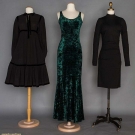 TWO COCKTAIL DRESSES &amp; AN EVENING DRESS, 1980-2000