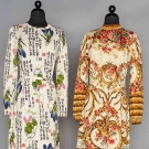 TWO GOLDWORM KNIT DRESSES, ITALY, 1970s