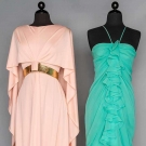 ESTEVEZ &amp; TRAVILLA EVENING GOWNS, 1960s &amp; 1990s
