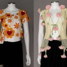 TWO MOSCHINO CROCHET TOPS, c. 1990