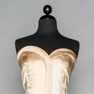 JACQUES GRIFFE SILK SATIN BALL GOWN, LATE 1950s