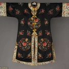 EMBROIDERED EXPORT ROBE, CHINA, 1940s