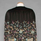 HEAVILY BEADED EVENING CAPE, 1920s