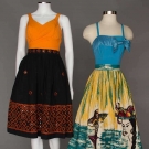 TWO SWIM SUITS &amp; TWO SKIRTS, 1950s