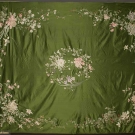 EMBROIDERED EXPORT BEDSPREAD, CHINA, c 1920