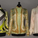 THREE PUCCI PRINTED SILK BLOUSES, 1960-1970