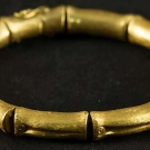 18K GOLD BAMBOO BRACELET