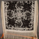EMBROIDERED EXPORT SHAWL, CHINA, c. 1900
