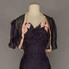 NAVY LONG SUMMER DRESS &amp; BOLERO, 1940