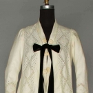 WHITE LINEN &amp; LACE WALKING SUIT, 1908