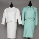 TWO COURREGES SKIRT SUITS, 1980-1990s