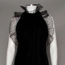 DIOR COUTURE VELVET EVENING DRESS, 1970-1980s