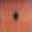 RECTANGULAR WOVEN PAISLEY SHAWL, EUROPE, 1850-1880