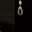 14k GOLD & GEM BRACELET & EARRNGS