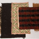 5 SCARVES &amp; SHAWLS, MID 19TH C